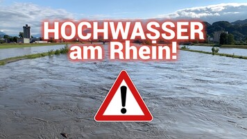 Rhein Hochwasser Juni 2019 Vorarlberg